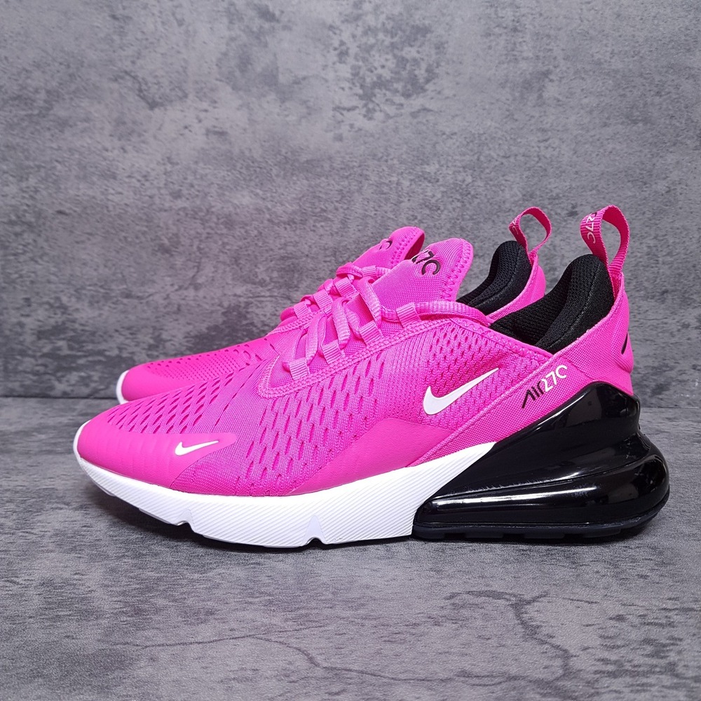 NIKE Air Max 270 Running Shoes Kids 6.5 Y Womens 8 Fuchsia Pink White 943345-602
